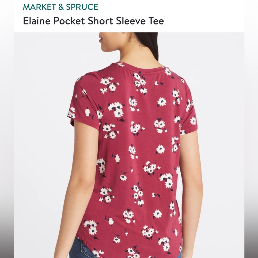 Market and Spruce maternity pocket shirt NEW